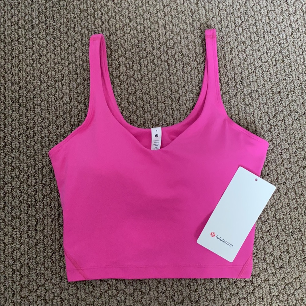 lululemon sonic pink align tank!